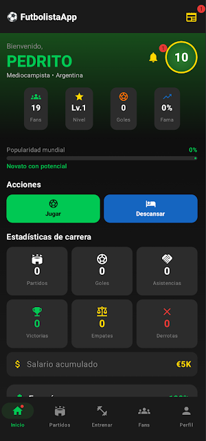 Simulador de Futbolista Screenshot 3