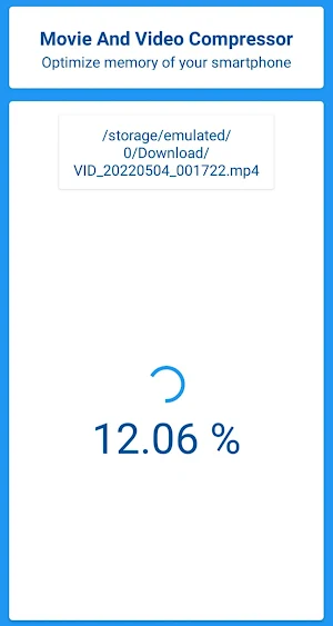 Movie and Video Compressor Screenshot 2