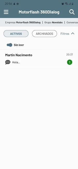 Motorflash Message Screenshot 1