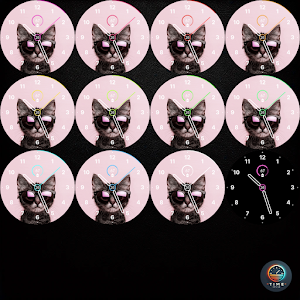 Stylish Cat - watch face Screenshot 2
