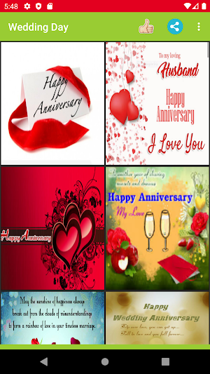 Happy Wedding Anniversary Wishes Screenshot 3