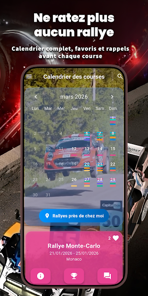 Rallye Sphere – Résultats Live Screenshot 0
