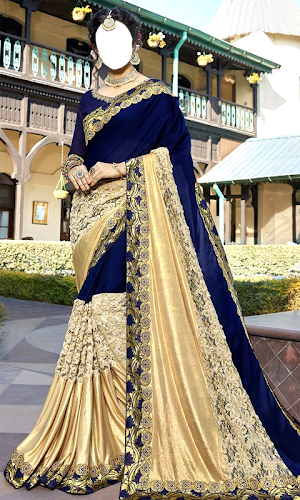 Women designer saree Montage Screenshot 2