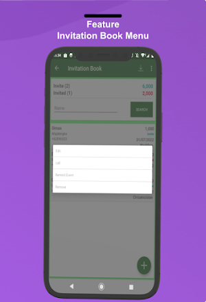 Invitation Book Screenshot 3