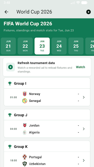 Sagar TV - Live Matches Scores Screenshot 3
