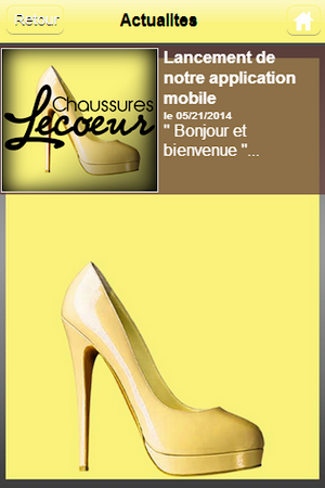 Chaussures Lecoeur Screenshot 1