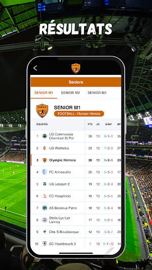Olympic Hémois FC Screenshot 2