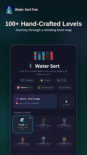 Water Sort Fun: Color Puzzle Screenshot 2