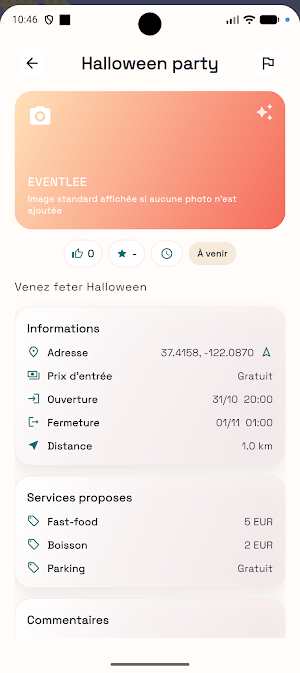 Eventlee Screenshot 0