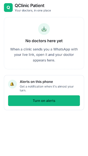 QClinic Patient Screenshot 2