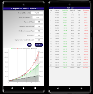 Compound Interest & Dividend Screenshot 0