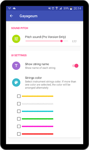 Gayageum Pro Screenshot 3