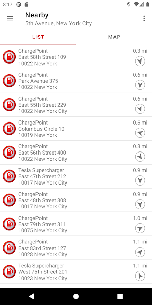Charging Station Finder Screenshot 0