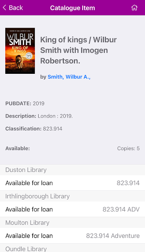 Northamptonshire Libraries Screenshot 3