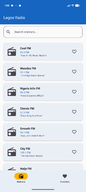 Lagos Radio - Nigeria FM Live Screenshot 2