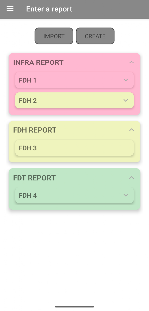Fiber Link Report Screenshot 1