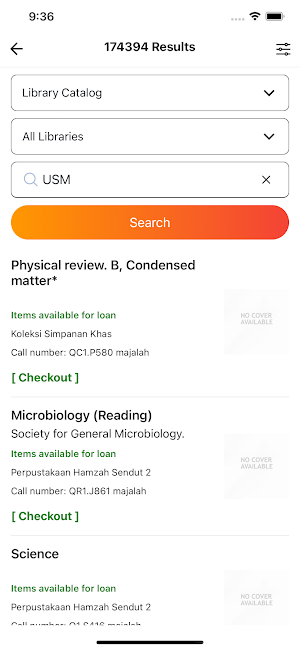 USM Library On The Go Screenshot 2