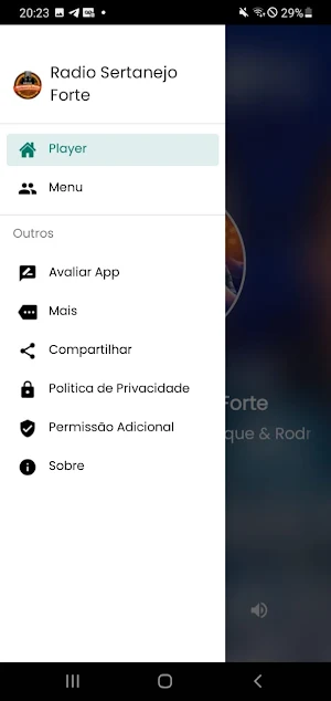Rádio Sertanejo Forte Screenshot 2