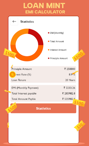 LoanMint - Loan EMI Calculator Screenshot 1
