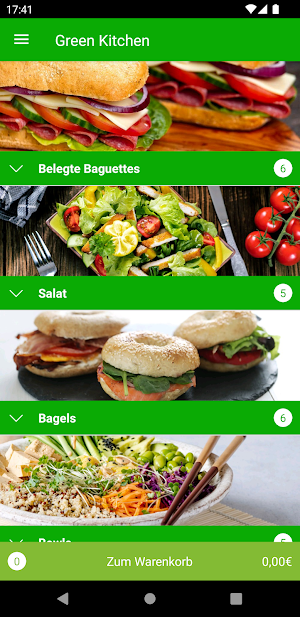Green Kitchen Screenshot 1