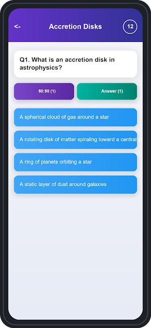Astrophysics Exam MCQ Quiz Screenshot 3