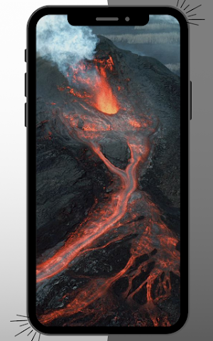 Volcano Wallpaper Screenshot 2