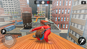Going Up Rooftop Parkour Race Screenshot 1
