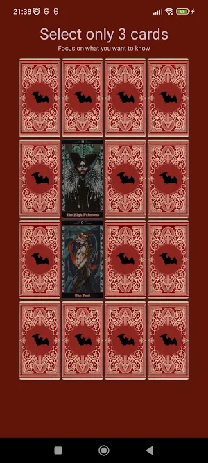 Vampire Tarot Screenshot 2