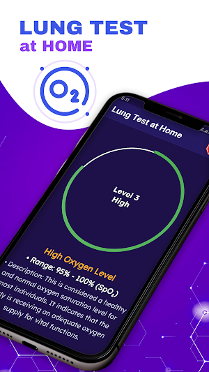 Pulse Oxygen Level Tracker App Screenshot 3