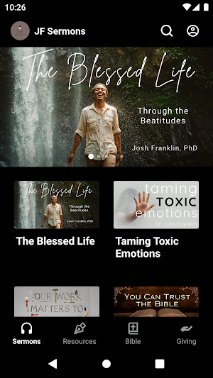 Josh Franklin Sermons Screenshot 0