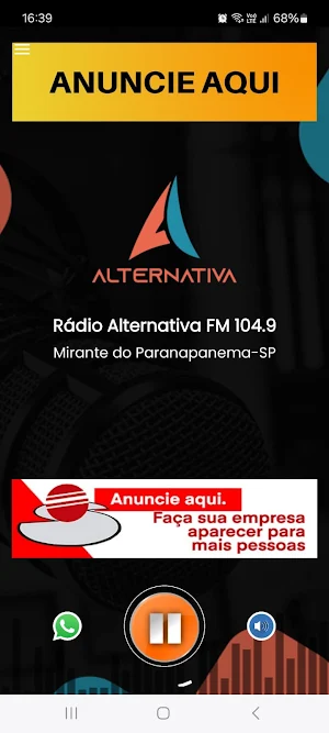 Rádio Alternativa FM 104.9 Screenshot 0