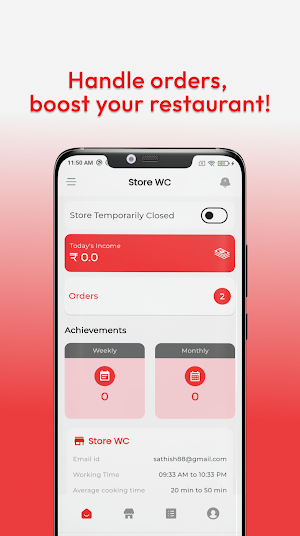 Food Hub Vendor Screenshot 1