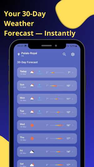 Weather30 : 30 days weather Screenshot 0