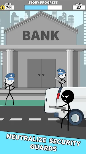 Bank Robbery Word Mystery: Escape Games Story Screenshot 3