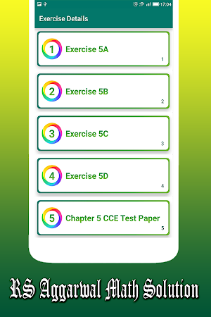 RS Aggarwal Class 8 Math Solution offline Screenshot 3