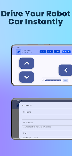 ESP Wi-fi Car Controller Screenshot 2