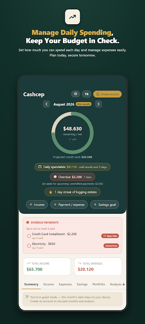 Cashcep Screenshot 0