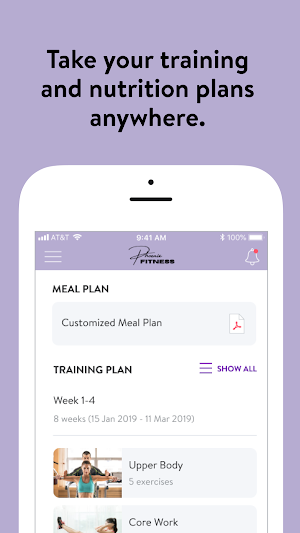 Phoenix Fitness Online Screenshot 1