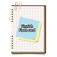 Finnish simple flash card