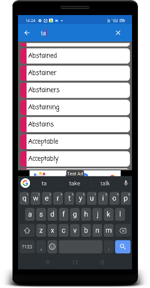 English To Punjabi Dictionary Screenshot 0