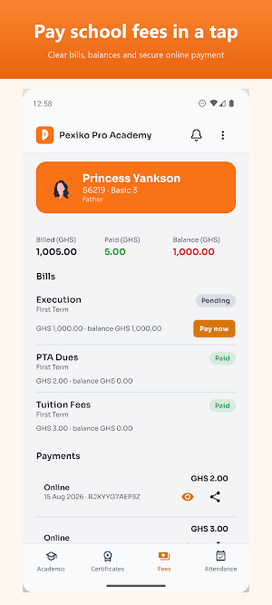 Pexiko: School Management Screenshot 3