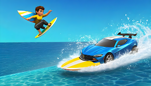 Swimming Car Race: 2024 Screenshot 0