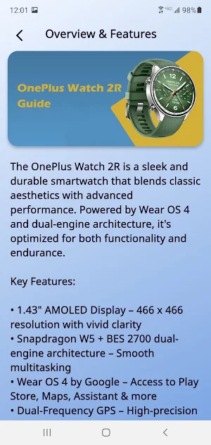 OnePlus Watch 2R Guide Screenshot 1