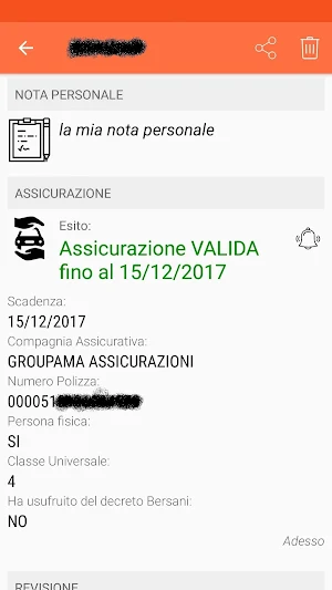 Scanner Veicoli Screenshot 3