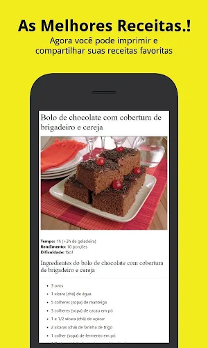 Receita de bolo gelado fácil Screenshot 1