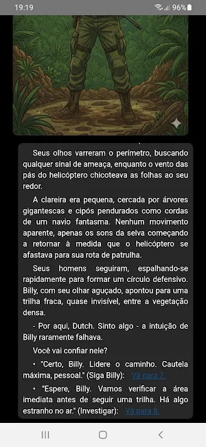 Predador - Livro jogo Screenshot 1
