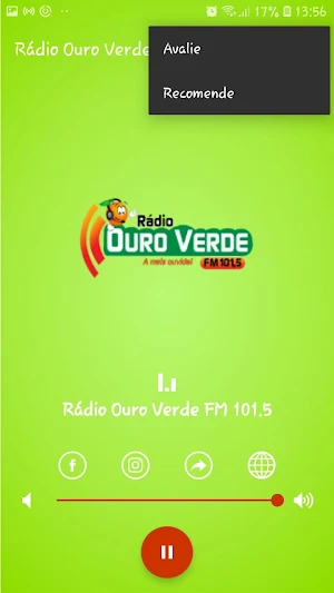 Rádio Ouro Verde FM 101.5 Screenshot 1