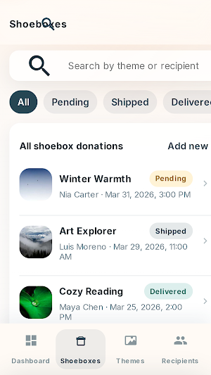 Shoebox Share Screenshot 1