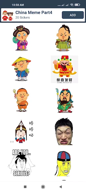 China Meme WAStickerApps Screenshot 2