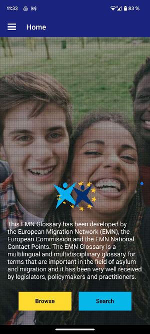 EMN Glossary Screenshot 1